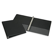 30% Recycled 3-Ring Binder, 1 inch; Rings, Black (AbilityOne 7510-01-278-4131)