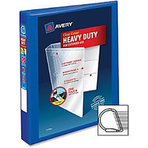 Avery; Heavy-Duty View Binder With Locking EZD Rings, 1 inch; Rings, 42% Recycled, Pacific Blue