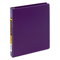 Heavy-Duty D-Ring Binder By [IN]PLACE;, 1 inch; Rings, 100% Recycled, Purple