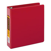 Heavy-Duty D-Ring Binder By [IN]PLACE;, 2 inch; Rings, 100% Recycled, Dark Red