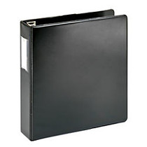 Heavy-Duty D-Ring Reference Binder With Label Holders By [IN]PLACE; , 2 inch; Rings, 45% Recycled, Black