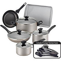 Farberware 15-Piece Cookware Set, Champagne