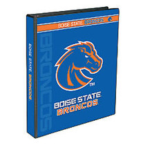 Markings by C.R. Gibson; Round-Ring Binder, 1 inch; Rings, 150-Sheet Capacity, Boise State Broncos