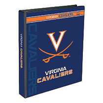 Markings by C.R. Gibson; Round-Ring Binder, 1 inch; Rings, 150-Sheet Capacity, Virginia Cavaliers