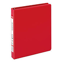 Office Wagon; Brand Durable Reference Binder, 1 inch; Round Rings, Red