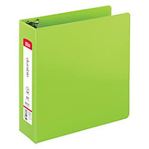 Office Wagon; Brand Durable Round Ring Non-View Binder, 3 inch; Rings, Letter Size, 64% Recycled, Green