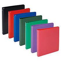 Office Wagon; Brand Heavy-Duty Round-Ring Binder, 8 1/2 inch; x 11 inch;, 1 inch; Rings, 200-Sheet Capacity, Assorted Colors