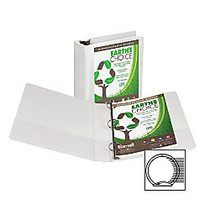 Samsill; Earth's Choice Insertable Vue Binder, 3 inch; Rings, 63% Recycled, White