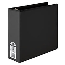 Wilson Jones; Basic Round-Ring View Binder, 3 inch; Rings, 39% Recycled, Black