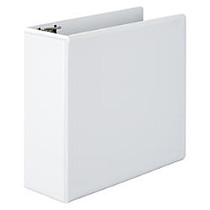 Wilson Jones; D-Ring View Binder With EasyLoad D-Rings, 4 inch; Rings, 51% Recycled, White