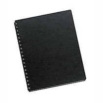 Fellowes; Linen Classic Presentation Covers, 8 3/4 inch; x 11 1/4 inch;, Black, Pack Of 200