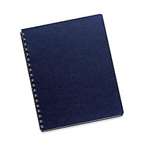 Fellowes; Linen Classic Presentation Covers, 8 3/4 inch; x 11 1/4 inch;, Navy, Pack Of 200