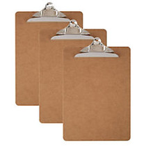 Office Wagon; Brand Wood Clipboards, Letter Size, 100% Recycled,Pack Of 3
