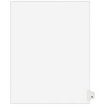 Avery; Avery-Style 30% Recycled Collated Legal Index Exhibit Dividers, 8 1/2 inch; x 11 inch;, White Dividers/White Tabs, 75, Pack Of 25