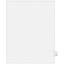 Avery; Avery-Style 30% Recycled Collated Legal Index Exhibit Dividers, 8 1/2 inch; x 11 inch;, White Dividers/White Tabs, X, Pack Of 25