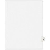 Avery; Avery-Style Collated Legal Index Exhibit Dividers, 8 1/2 inch; x 11 inch;, White Dividers/White Tabs, 21, Pack Of 25