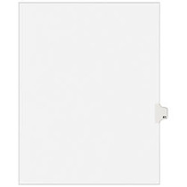 Avery; Avery-Style Collated Legal Index Exhibit Dividers, 8 1/2 inch; x 11 inch;, White Dividers/White Tabs, 41, Pack Of 25