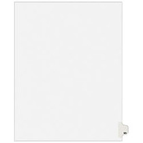 Avery; Avery-Style Collated Legal Index Exhibit Dividers, 8 1/2 inch; x 11 inch;, White Dividers/White Tabs, 50, Pack Of 25