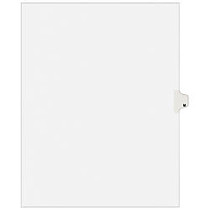 Avery; Avery-Style Collated Legal Index Exhibit Dividers, 8 1/2 inch; x 11 inch;, White Dividers/White Tabs, M, Pack Of 25