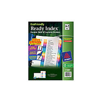 Avery; EcoFriendly Ready Index; 30% Recycled Table Of Contents Dividers, 8 1/2 inch; x 11 inch;, 26-Tab, Multicolor Dividers/Multicolor Tabs