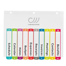 Avery; Preprinted Tab Dividers, 8 1/2 inch; x 11 inch;, 1-10 Tabs, White/Multicolor, Pack Of 10