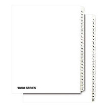 Kleer-Fax 90000 Series 100% Recycled Legal Exhibit Dividers, Helvetica, Side-Tab, Collated, Letter-Size, A-Z