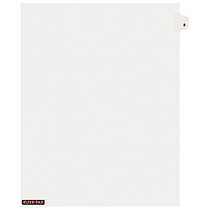 Kleer-Fax; Individual Tab 100% Recycled Legal Exhibit Dividers, Side Tab, Letter Size, 2
