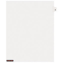 Kleer-Fax; Individual Tab 100% Recycled Legal Exhibit Dividers, Side Tab, Letter Size, 3