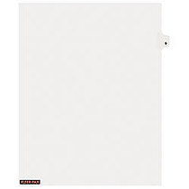 Kleer-Fax; Individual Tab 100% Recycled Legal Exhibit Dividers, Side Tab, Letter Size, 5