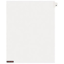 Kleer-Fax; Individual Tab 100% Recycled Legal Exhibit Dividers, Side Tab, Letter Size, A
