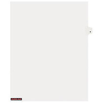 Kleer-Fax; Individual Tab 100% Recycled Legal Exhibit Dividers, Side Tab, Letter Size, Bold Font, 7