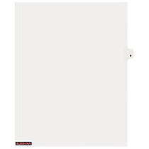 Kleer-Fax; Individual Tab 100% Recycled Legal Exhibit Dividers, Side Tab, Letter Size, Bold Font, 9