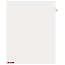 Kleer-Fax; Individual Tab 100% Recycled Legal Exhibit Dividers, Side Tab, Letter Size, Bold Font, C