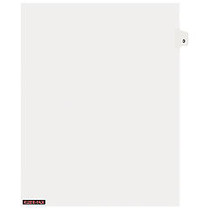 Kleer-Fax; Individual Tab 100% Recycled Legal Exhibit Dividers, Side Tab, Letter Size, Bold Font, D