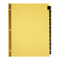 Office Wagon; Brand Preprinted Tab Dividers, Monthly