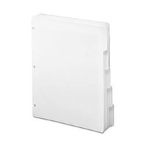 Smead; 3-Ring Binder Index Dividers, 5-Tab, 11 inch; x 8 1/2 inch;, White, Pack Of 20 Sets