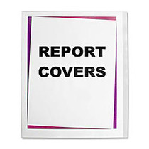 C-Line; Clear Report Covers, 8 1/2 inch; x 11 inch;, Box Of 100