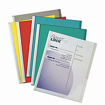 C-Line; Report Covers With Binding Bars, 8 1/2 inch; x 11 inch;, Assorted Colors, Box Of 50