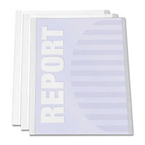 C-Line; Report Covers With Binding Bars, 8 1/2 inch; x 11 inch;, Clear, Box Of 50