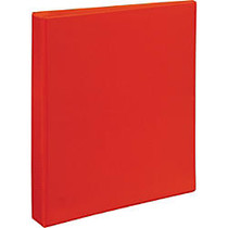 Avery Heavy-Duty View Binder with Locking One Touch EZD Rings - 1 inch; Binder Capacity - Letter - 8 1/2 inch; x 11 inch; Sheet Size - 275 Sheet Capacity - D-Ring Fastener - 4 Internal Pocket(s) - Internal Tab Location - Poly, Chipboard - Red - Recyc