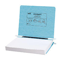 Wilson Jones; Presstex; Data Binder With Retractable Hooks, 11 inch; x 8 1/2 inch;, 60% Recycled, Light Blue