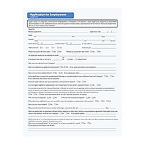 ComplyRight Job Application Long Forms, Box Of 50