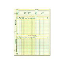 Rediform National Payroll Filler Sheet - 10.87 inch; x 8.50 inch; Sheet Size - Green Sheet(s) - Recycled - 100 / Pack