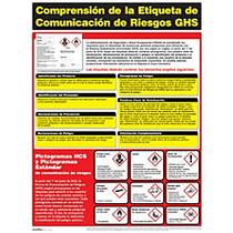 ComplyRight; Hazardous Materials Poster, 18 inch; x 24 inch;, Spanish