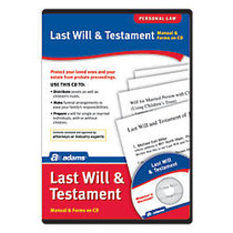 Adams; Last Will And Testament, For PC/Mac, Traditional Disc