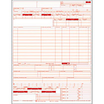 UB04 Hospital Claim Laser Cut Forms, 1-Part, Box Of 500