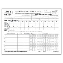 ComplyRight 1095-C Employer-Provided Health Insurance Offer And Coverage Forms, Landscape IRS Copy, 8 1/2 inch; x 11 inch;, Pack Of 100