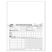 ComplyRight 1095-C Health Insurance Offer And Coverage Forms, Portrait Employee/Employer Copy, 8 1/2 inch; x 11 inch;, Pack Of 50