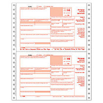 ComplyRight 1098 Continuous Tax Forms, Copies A, B, C And State, 4-Part, 9 inch; x 11 inch;, Pack Of 100 Forms