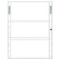 ComplyRight 1099/W-2 Blank Face Tax Forms, 2-Up, 8 1/2 inch; x 11 inch;, Pack Of 500